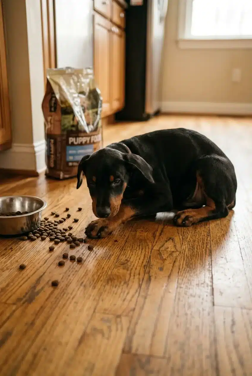 Best Probiotic for a Doberman Puppy With a Sensitive Stomach 3 Why Does a Doberman Puppy Get an Extremely Sensitive Stomach?