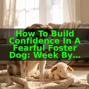 How to Build Confidence in a Fearful Foster Dog: Week by Week