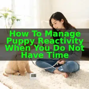 How to Manage Puppy Reactivity When You Do Not Have Time 9 How to Manage Puppy Reactivity When You Do Not Have Time
