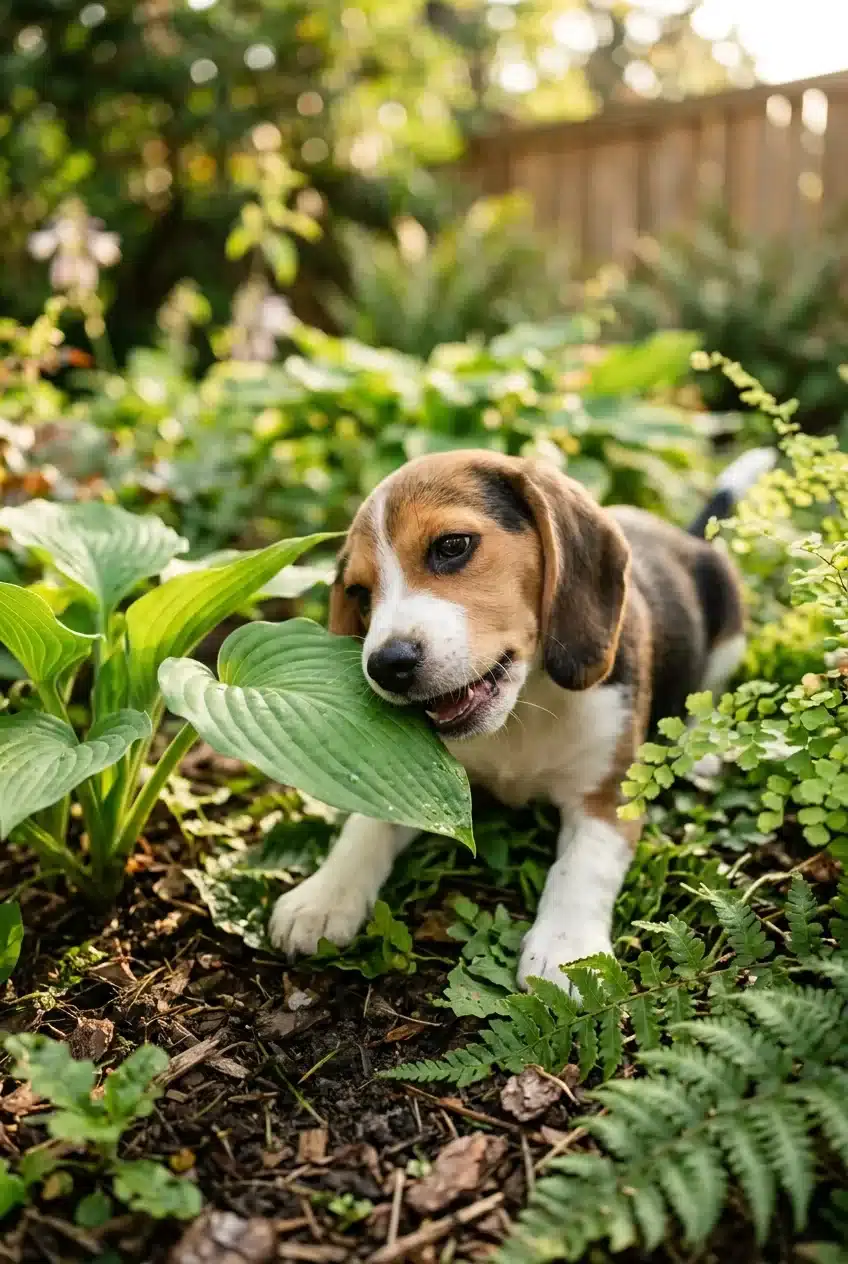 Why Puppies Chew Plants in the First Place