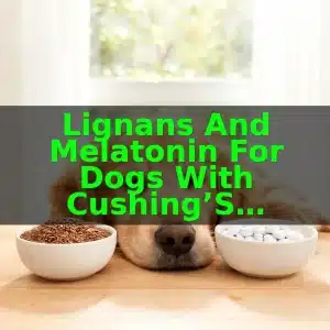 Lignans and Melatonin for Dogs With Cushing's Disease 2 Lignans and Melatonin for Dogs With Cushing’s Disease