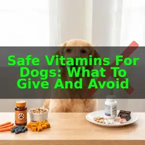 Safe Vitamins For Dogs: What To Give And Avoid 1 Safe Vitamins For Dogs: What To Give And Avoid