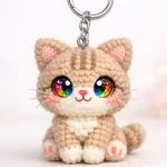 Cute Amigurumi Cat Keychains Ideas